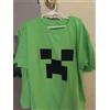 T-SHIRT MAGLIETTA UOMO MEN ESTATE MINECRAFT VIDEOGAME ABBIGLIAMENTO CASUAL