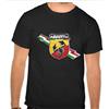 T-SHIRT MAGLIETTA UOMO MEN ESTATE Abarth Fiat Auto Logo RACING CAR SPORT CASUAL