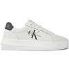 Calvin Klein SCARPE SNEAKERS DA DONNA CALVIN KLEIN CHUNKY CUPSOLE MONO 0LB IN PELLE