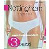 Nottingham 3 pezzi Slip donna in cotone elasticizzato vita media art.3100 Nottingham