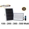 universo illuminazione FARO A LED CON PANNELLO SOLARE ALTA LUMINOSITÀ 200 LUMEN X WATT - 100 200 300 50