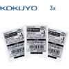 Kokuyo Refill Gomme per Portamine Enpitsu Sharp Type M/Mx - 3 pcs - Set di 3