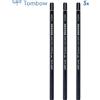 Tombow MONO 100 Matita in Legno - 2B - Set di 3
