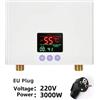 Scaldabagno elettrico istantaneo 3000W 5000W parete doccia cucina acqua calda