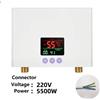 Scaldabagno elettrico istantaneo 3000W 5000W parete doccia cucina acqua calda