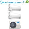 Midea Condizionatore Midea Dual Split Inverter Serie Breezeless+ 9+12 M2od-18Hfn8-Q