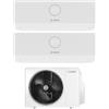 Junkers Bosch Condizionatore Bosch Dual Split Inverter Climate 3000I 18+18 Cl5000m 82/4 E