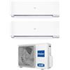 Haier Climatizzatore Condizionatore Haier Dual Split Inverter Serie Expert 7+12