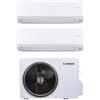 Junkers Bosch Condizionatore Bosch Dual Split Inverter Climate 6000I 12+12 Cl5000m 62/3 E