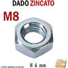 shopisnow DADI M8 M10 DADO ZINCATO FLANGIATO DENTATO FILETTATO METRICO VITI RONDELLA
