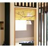 Cosmo MADE IN JAPAN Tenda artistica giapponese Noren gufi portafortunati e luna, de...