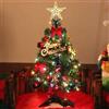 Mini albero di Natale, 30/50 cm, mini albero di Natale con catena luminosa a LED