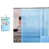 HD Tenda da doccia 100% EVA Tenda da Bagno Impermeabile Tende da Vasca con 12 Ganci