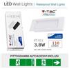 V-TAC VT-511S LAMPADA EMERGENZA LED CHIP SAMSUNG ANTI BLACK-OUT INCASSO BEGHELLI
