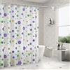 HD Tenda da doccia 100% EVA Tenda da Bagno Impermeabile Tende da Vasca con 12 Ganci