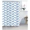 HD Tenda da doccia 100% EVA Tenda da Bagno Impermeabile Tende da Vasca con 12 Ganci
