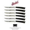 Berkel - Elegance Nero - Set 6 coltelli bistecca in acciaio - Rivenditore