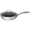 Scanpan - PADELLA ALTA "HAPTIQ" CON COPERCHIO IN VETRO CM Ø28X6,5