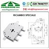 Cr SERRATURA PORTA BLINDATA CILINDRO EUROPEO PER TORTEROLO CR 2251/56 SOLO MANDATA