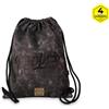 Colourbook Sacca con coulisse Geolier Black Denim by Colourbook