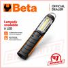 Beta LAMPADA MAGNETICA PORTATILE DA LAVORO LED SNODABILE BETA RICARICA USB-C 1838