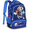 Sonic School Pack Zaino Advanced + Astuccio 3 Zip Sonic and Friends