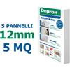 TILLMANNS DEPRON 5 PANNELLI ISOLANTI DA 12MM (125 X 80 ) CONFEZIONE DA 5MQ