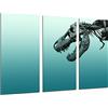 Cuadros Camara Quadro Su Legno, Decorazione originale, Dinosauro, Scheletro, Rex, 97 x 62cm, Stampa in qualita fotografica. Ref. 26854