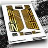 ADESIVI ROCKSHOX ZEB ULTIMATE, COMPATIBILI CON GLI ADESIVI FORBEL WP519...