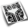 WP433 ADESIVI FORCELLA FOX 38 FACTORY 2021 - 2024 SET DECALS