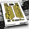 ADESIVI ROCKSHOX ZEB ULTIMATE, COMPATIBILI CON GLI ADESIVI FORBEL WP519...