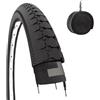Deestone 1 CAMERA D'ARIA + COPERTONE NERO PER CARRETTO FURGONCINO 26 X 2 X 1 3/4 (54-571)