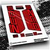 ADESIVI ROCKSHOX ZEB ULTIMATE, COMPATIBILI CON GLI ADESIVI FORBEL WP519...