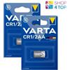 VARTA 2 VARTA CR1/2AA Litio Batteria 3V 6127 1BL CR14250 Fatto IN Cina Scadenza 2033
