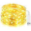 Does not apply LED Stringa Luce USB, 10M 100LED Impermeabile Filo Torcia, Micro Rame Filo Strin