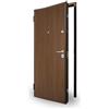 CAPALDO Porta Blindata Con Controtelaio Casse 3 Noce Medio 90X210 Sx