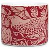 Half Moon Bay William Morris, vaso da terra in ceramica con motivo ladro di fragole, 10 x 9 cm, colore: rosso lampone
