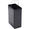 ARREGUI Step Bin - Pattumiera di ricambio in plastica con manico in metallo, 15 l, colore: Nero