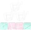 3pcs Balcony Plant Polt Polt Plant Fiorgola Floro Iron Fence