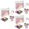 1 set di set di uncinetti a tulipano, bouquet di fiori all'uncinetto, kit di