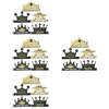 6 Pcs Cappelli Festa Cappellini Da Di Carta Decorazione Capodanno