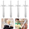 4 pezzi di spade gonfiabili pirata giocattoli cosplay spade gonfiabili pirata