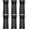 1 set di staffe per guide per tastiera staffe adattatrici per guide per