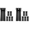 1 set di staffe per guide per tastiera staffe adattatrici per guide per