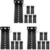 1 set di staffe per guide per tastiera staffe adattatrici per guide per