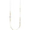1928 Collana Nivy Maya Con Perle Barocche CARP0968#G Earrings Argento Dorato Lunga