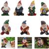 7 Pcs Nani Da Giardino Miniatura Accessori Ornamenti Decorazione