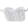Cestello portaoggetti con ventosa da cucina Scolapiatti in plastica Organizer