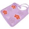 Borsa All'uncinetto Di Tote Bianca Accessori Da Spiaggia Per Bambini