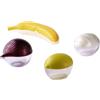 Snips Set 4 Contenitori Frigo Salva Freschezza, Contenitori per Alimenti con Salva Limone, Salva Cipolla, Salva Aglio e Salva Banana, Lavabili in Lavastoviglie, Made in Italy